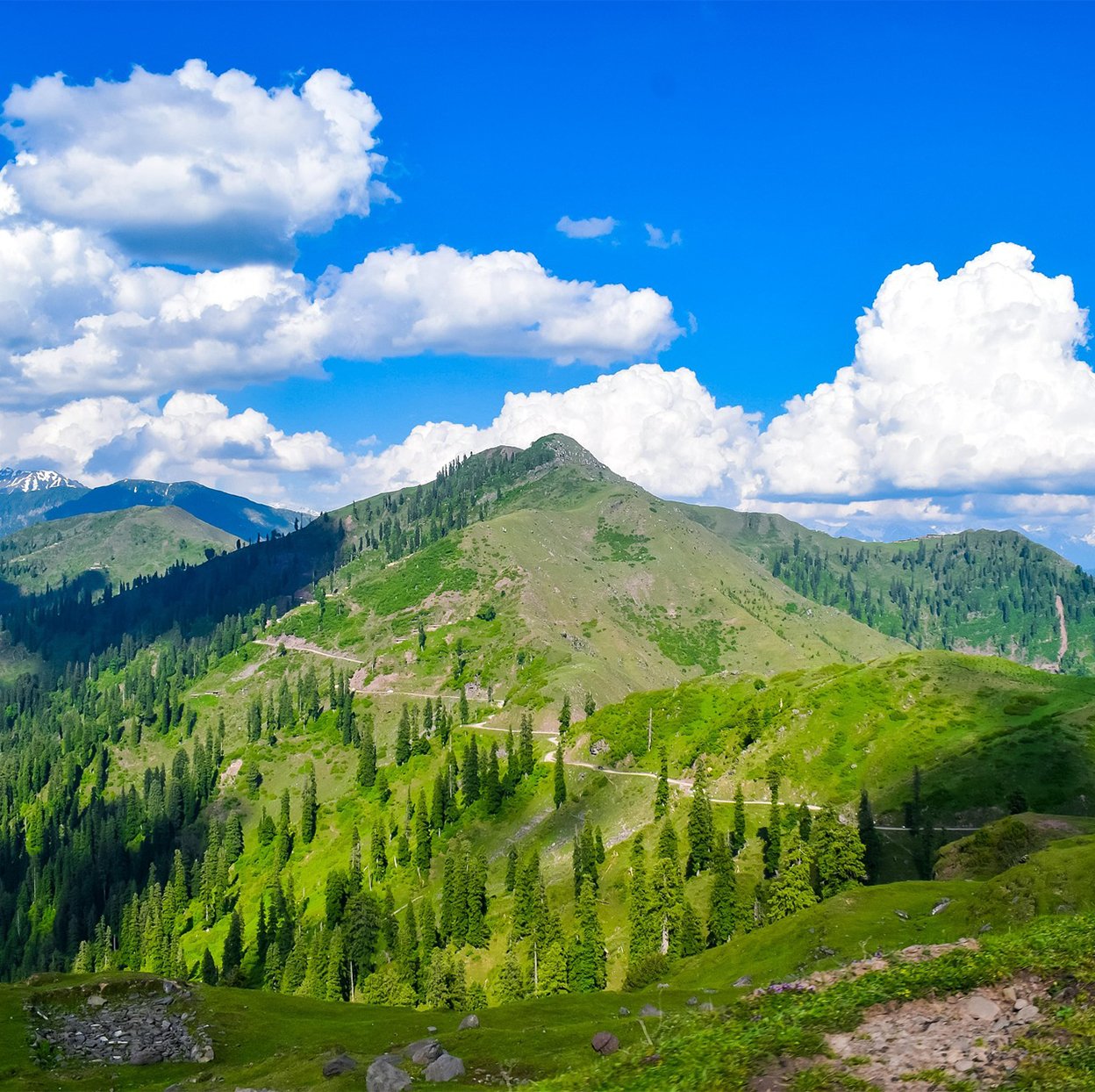 Kashmir valley panorama – Saffer Guru